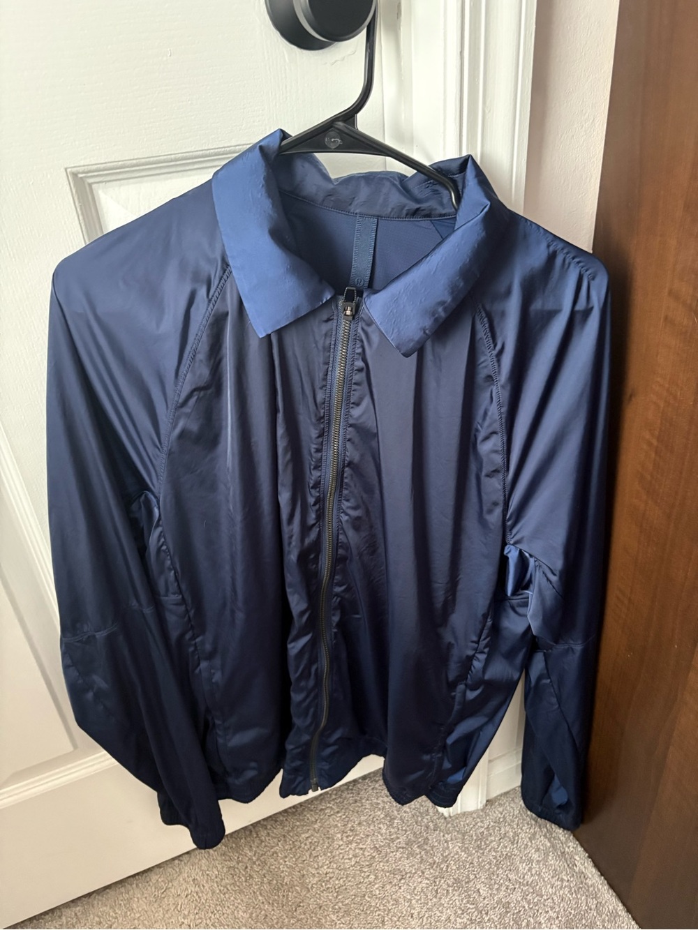 lululemon athletica Men's Navy Zip Bomber Jacket